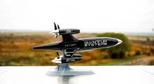 German electric drone Apex Recordhunter accelerated to 777 km/h